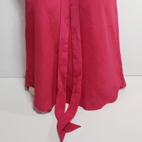 Ann Taylor LOFT Petite Pink Blouse - Picture 4 of 5